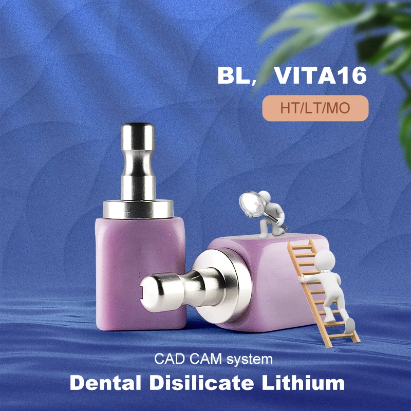 Disilicato de litio Dental (vidrio cerámico) C14 LT/HT para sistema de fresado CAD CAM Sirona cerec, 5 unids/caja