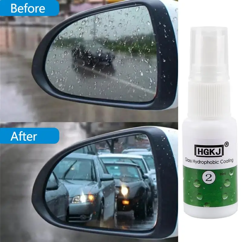 

2/3/5PCS Anti-fog Nano Hydrophobic Coating Hgkj-2-20ml Windshield Rainproof Agent Spray Rainproof Glass Hydrophobic Coating