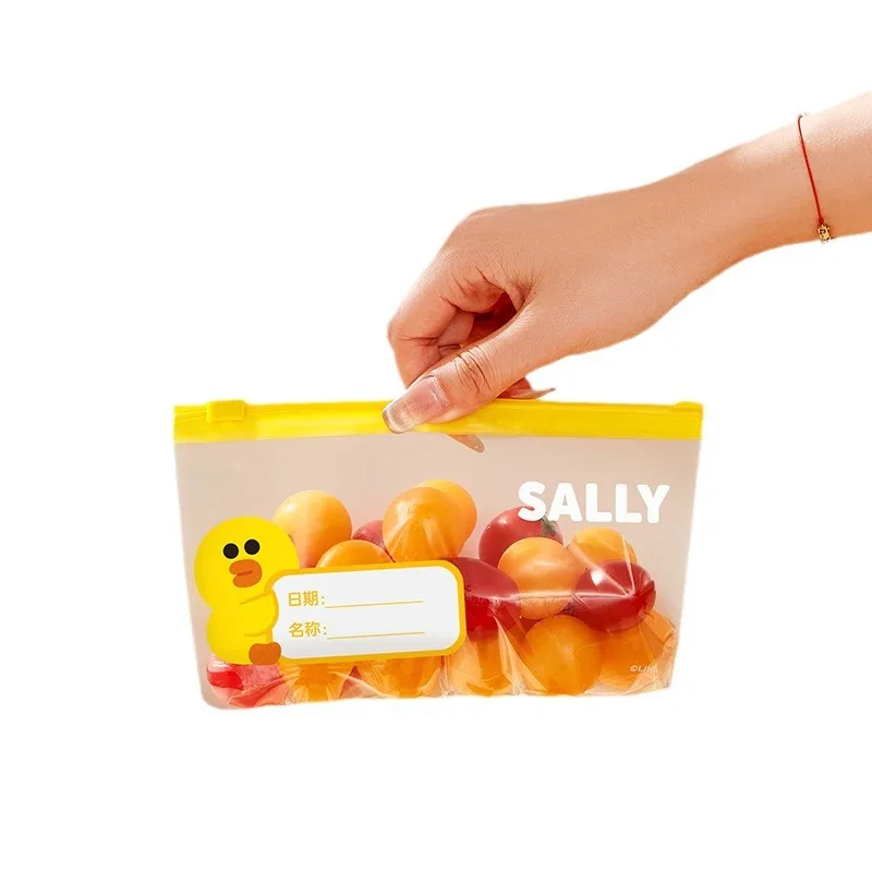 Милый коричневый медведь Салли конский аниме герметичный пакет для домашнего