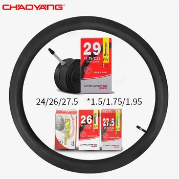 Universal Mountain Bicycle Road Bike Tire 26 27.5 29 inch Inner Tubes Tyres 1.75-2.1/2.35 FV 33/48mm 700x18-25C FV 60/ 80/100mm 1