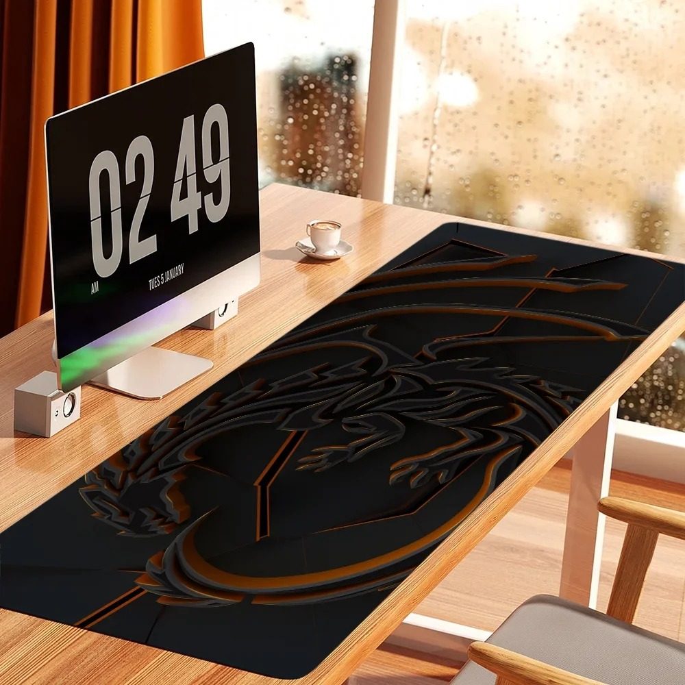 Классный Противоскользящий резиновый коврик для мыши dragao xxl