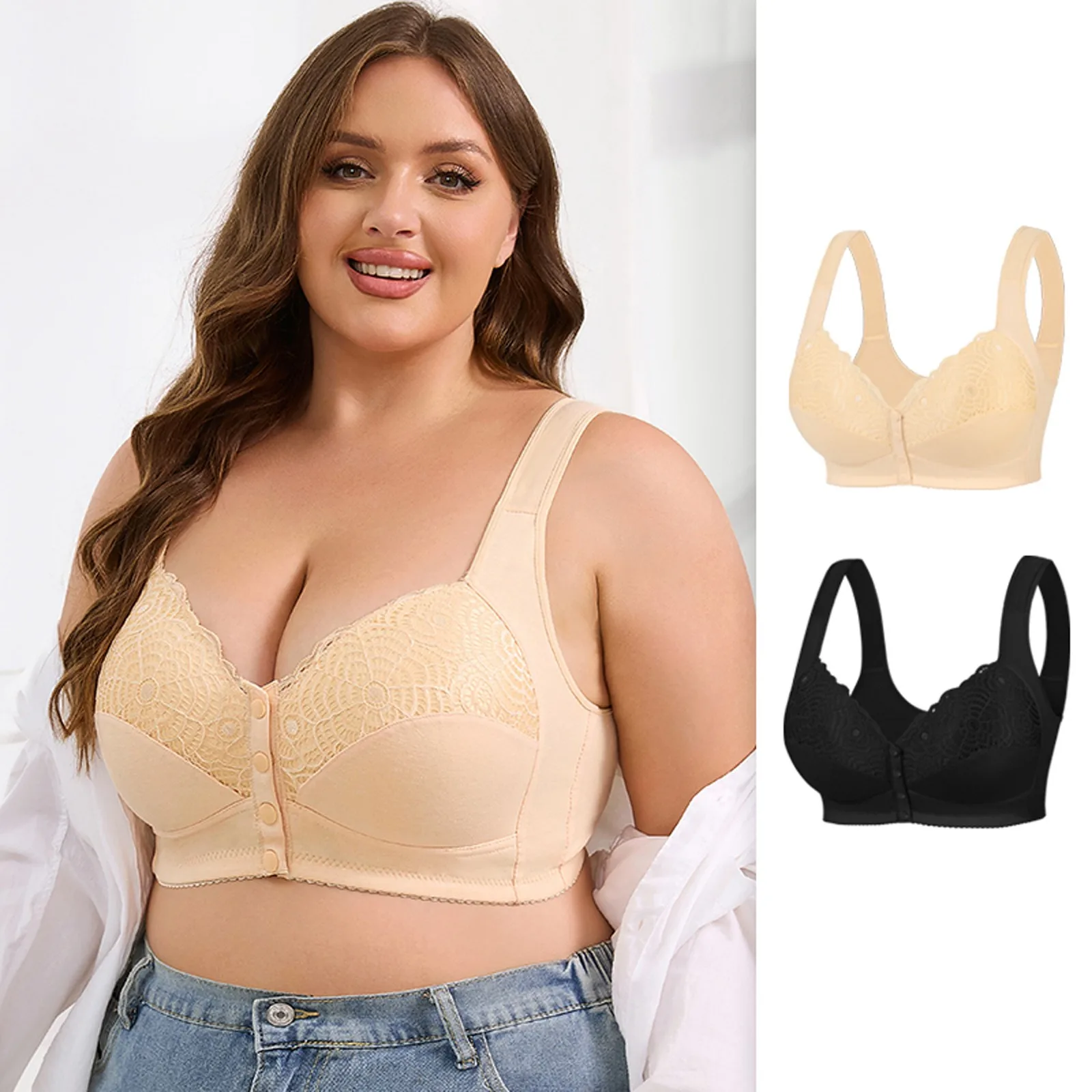 Женский беспроводной бюстгальтер с бесшовным гладким комфортом без косточек