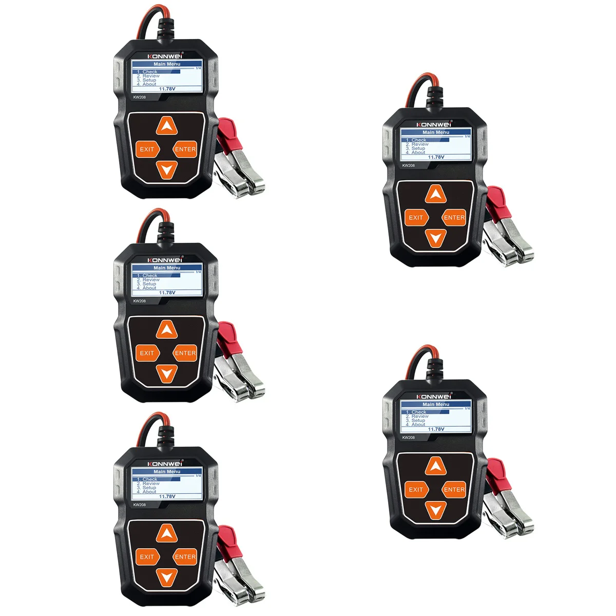 

5 Professional Car Tester 12V Car Analyzer Testing Tool