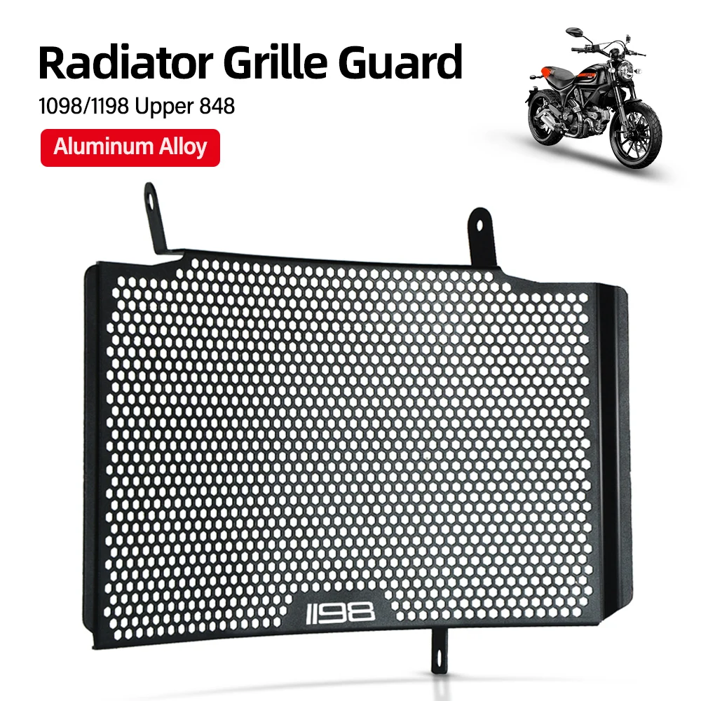 

Для Ducati 848 верхняя 2007-2013 2012 2011 2010 1098/1198 Верхняя решетка радиатора Мотоцикла защитная крышка решетки радиатора 848/1098/1198