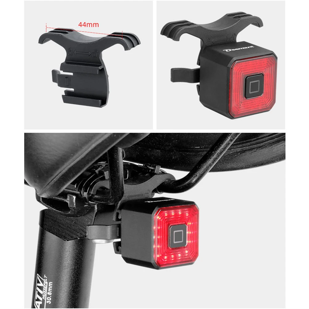 

Новый Умный велосипедный стоп-сигнал задний велосипедный фонарь с USB велосипедный фонарь автоматический стоп-сигнал светодиодный задний перезаряжаемый IPX6-Водонепроницаемый безопасный