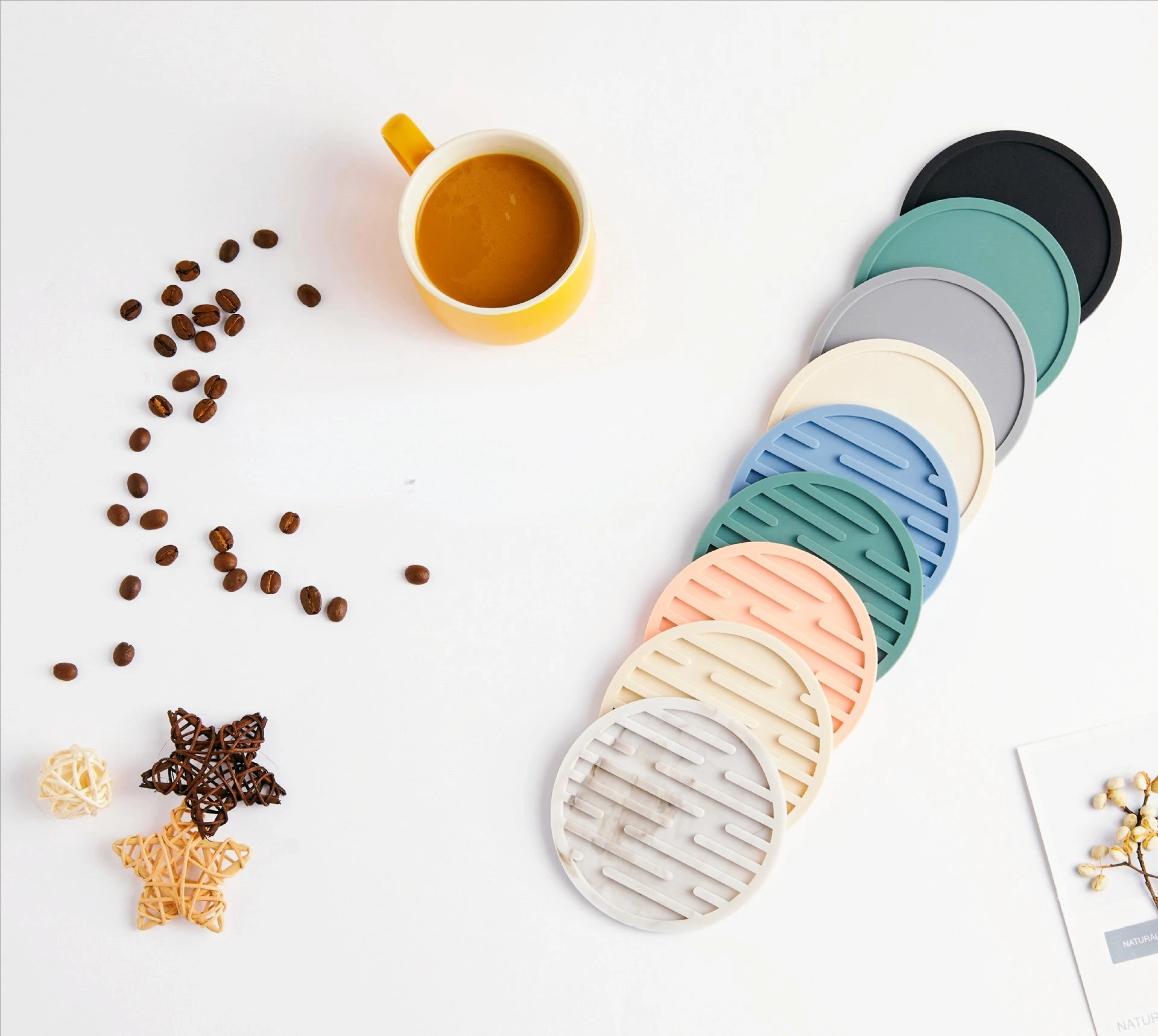 

10 см нескользящий мягкий резиновый кухонная подставка толстый Силиконовый круглый термостойкий кофейный напиток теплоизоляционный коври...