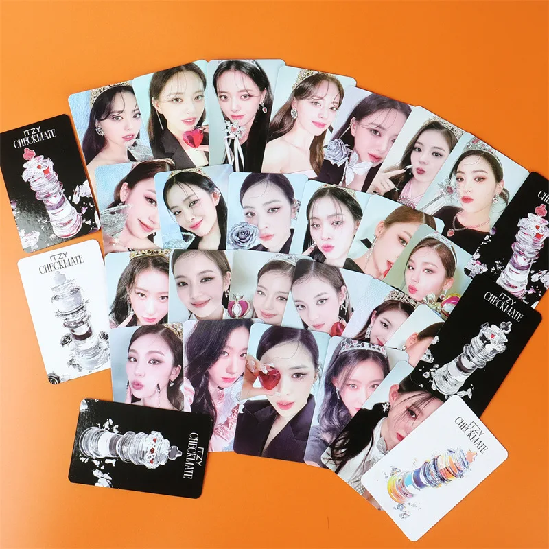 

5 шт./набор KPOP ITZY Checkmate открытки новый альбом Lomo Открытки Высокое качество HD печать фото открытки Поклонники подарки