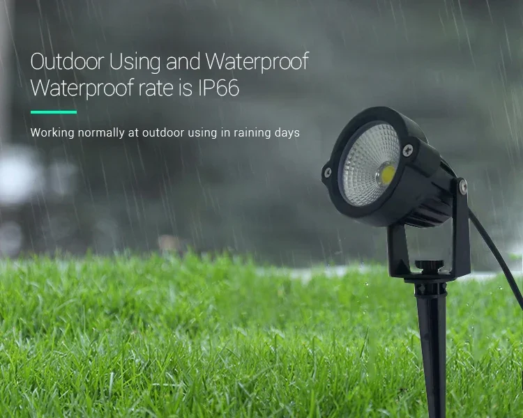 LED Lawn Lamp COB Spike Light 12V 110V 220V Outdoor Waterproof Pathway Garden Spot Bulb 5W 3W Decor Landscape RGB