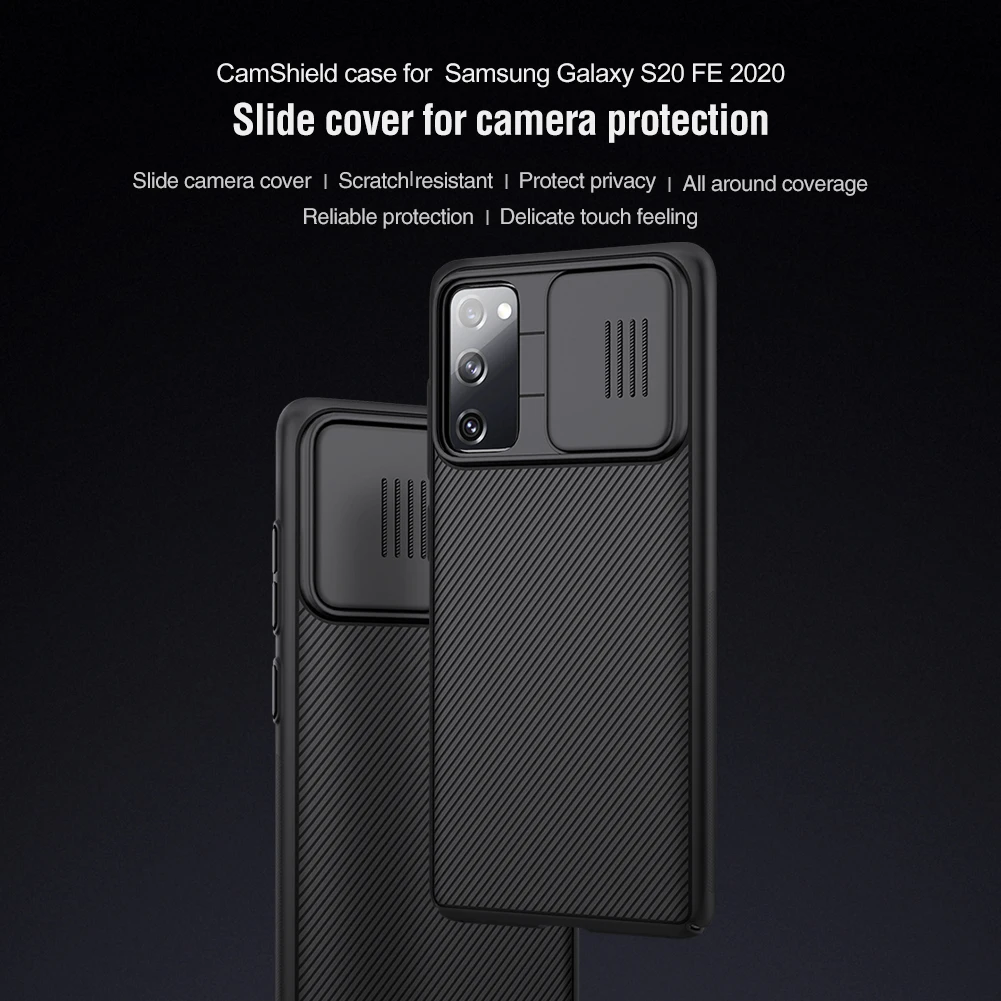 

Защитный чехол для камеры Samsung Galaxy S20 FE 2022, чехол для Samsung S20 Fan Edition NILLKIN CamShield, защитный чехол для объектива