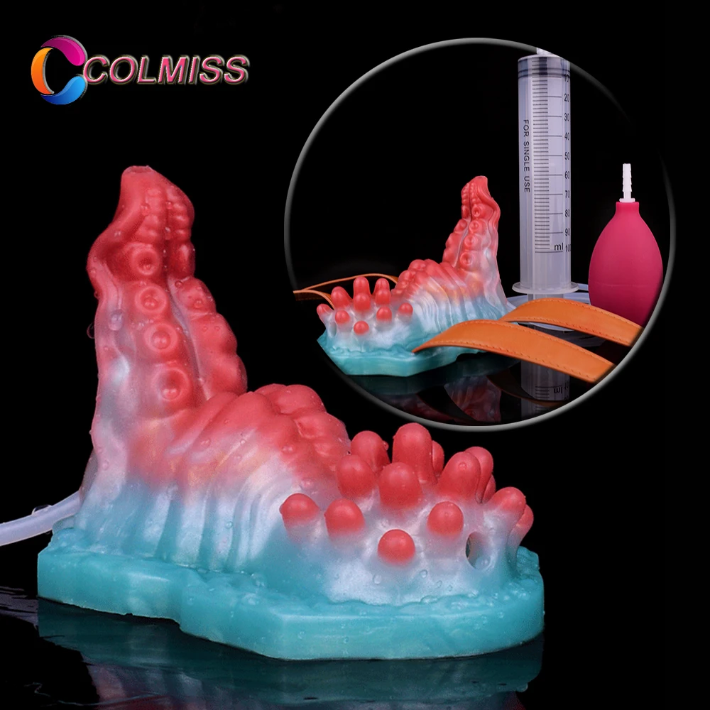 COLMISS Ejaculation Grinder Wireless Vibrating Grinders Octopus Strapon Grinding Hump Friction Massager Sex Toys For Women