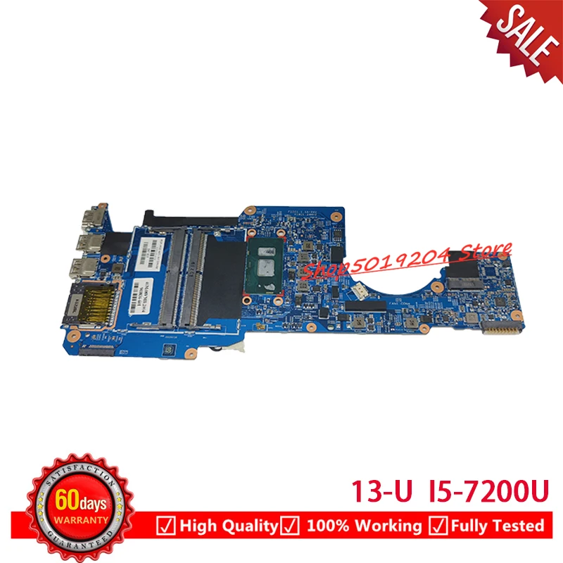 

Материнская плата для ноутбука HP Pavilion X360 13-U TPN-W118 15256-3 448.07M07.0031 903237-601 903836-601 системная плата SR2ZU I5-7200U DDR4