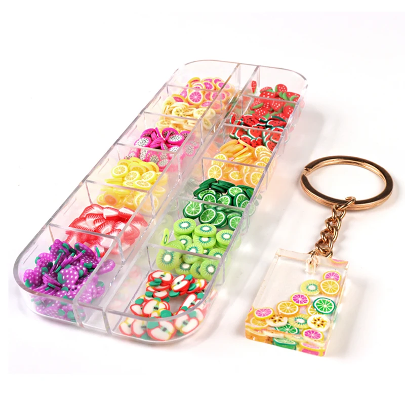 12 фруктовых ломтиков украшение силиконовая форма заполнение сделай сам