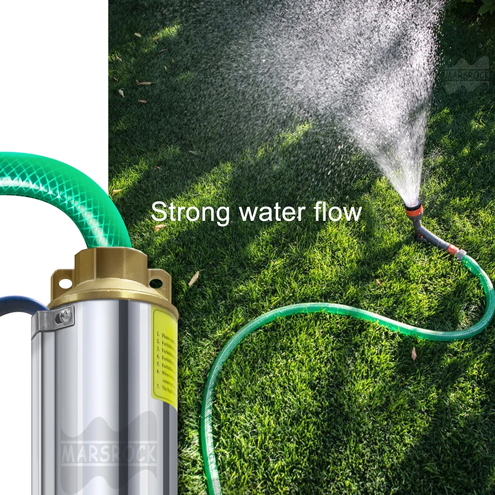 Высокоэффективный погружной насос из нержавеющей стали с контроллером 750 Вт 5 т/ч