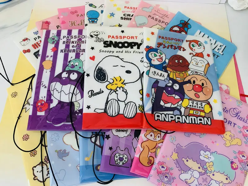 Kawaii Sanrios Kuromi Mymelody Cinnamoroll мультяшная водонепроницаемая обложка для паспорта билет