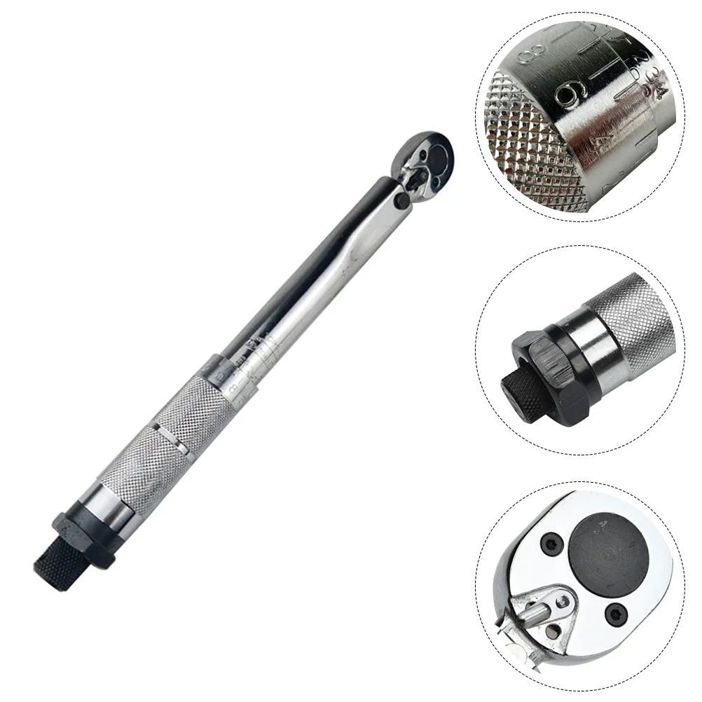 

1/4 Drive 5-25Nm Adjustable Torque Wrench Spanner Hand Tool for Car Auto Use