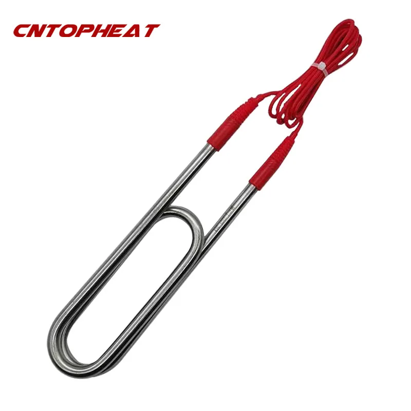 

Электрическая нагревательная трубка 220 В/380 В, U-образный погружной водонагреватель из нержавеющей стали для резервуара/бассейна