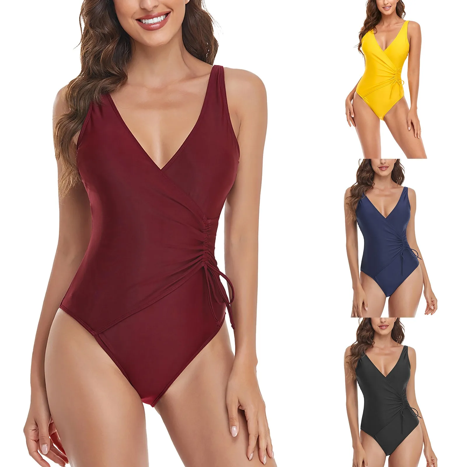 

Женские черные бикини, женские купальные костюмы, купальники с V-образным вырезом и низкой спиной, джинсовые шорты с регулируемыми лямками