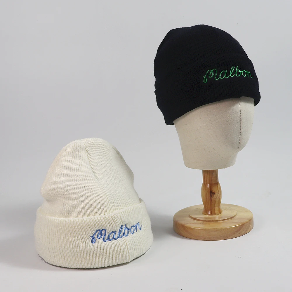 2022 New Golf Hat Embroidery Logo Outdoor Warm Golf Hat Men's Women's Universal Golf Knitted Beanie Warm Hat