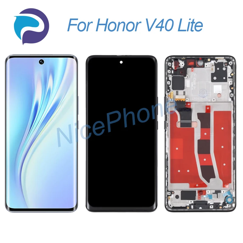

Для Honor V40 Lite ЖК-экран + сенсорный дигитайзер дисплей 2340*1080 ALA-AN70 V40 Lite ЖК-экран дисплей