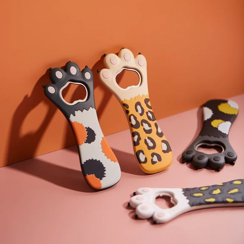 

5 шт., магнитные открывалки для бутылок с кошачьими крапанами