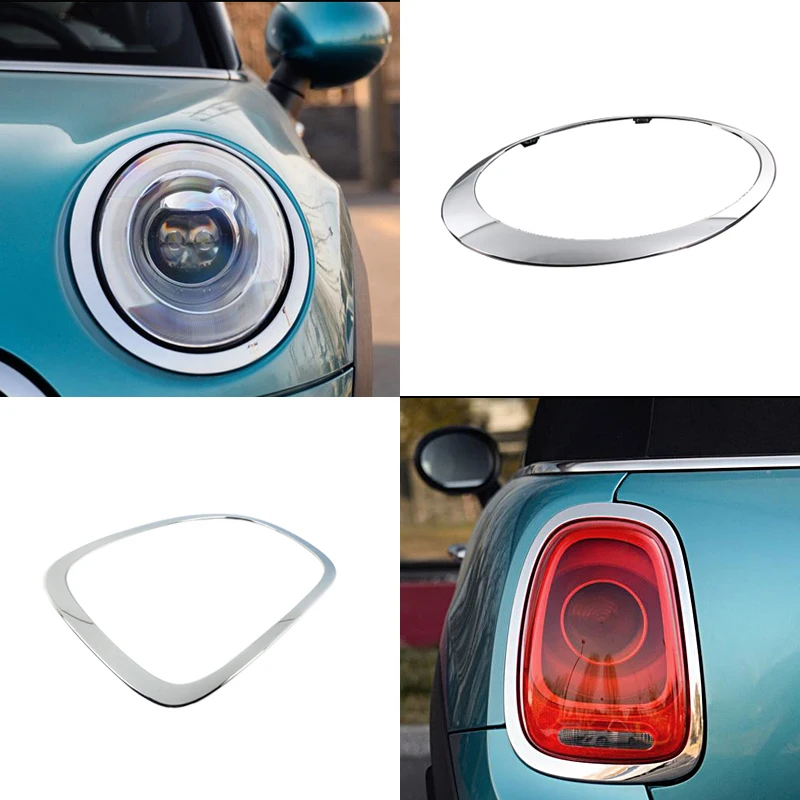 Передняя хромированная рамка для фар крышка запасные части MINI Cooper One S R56 R60 F55 F56 F57