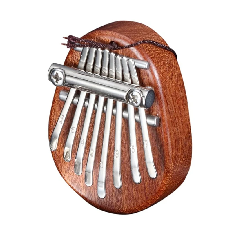 

8 клавиш, миниатюрное пианино Kalimba для начинающих, портативный инструмент