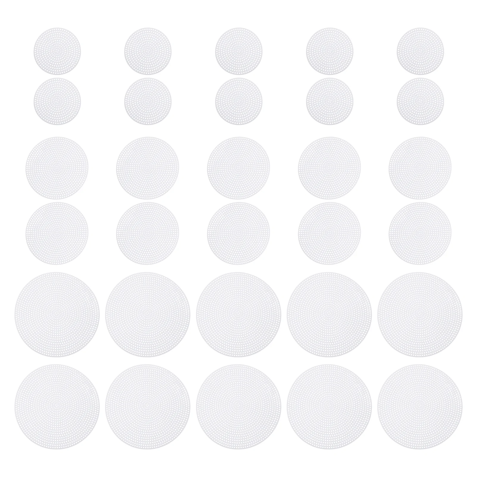 

30Pcs Mesh Plastic Canvas Kit Blank Plastic Canvases Embroidery Mesh Sheet Crochet Projects Sheet Plastic Mesh Sheet