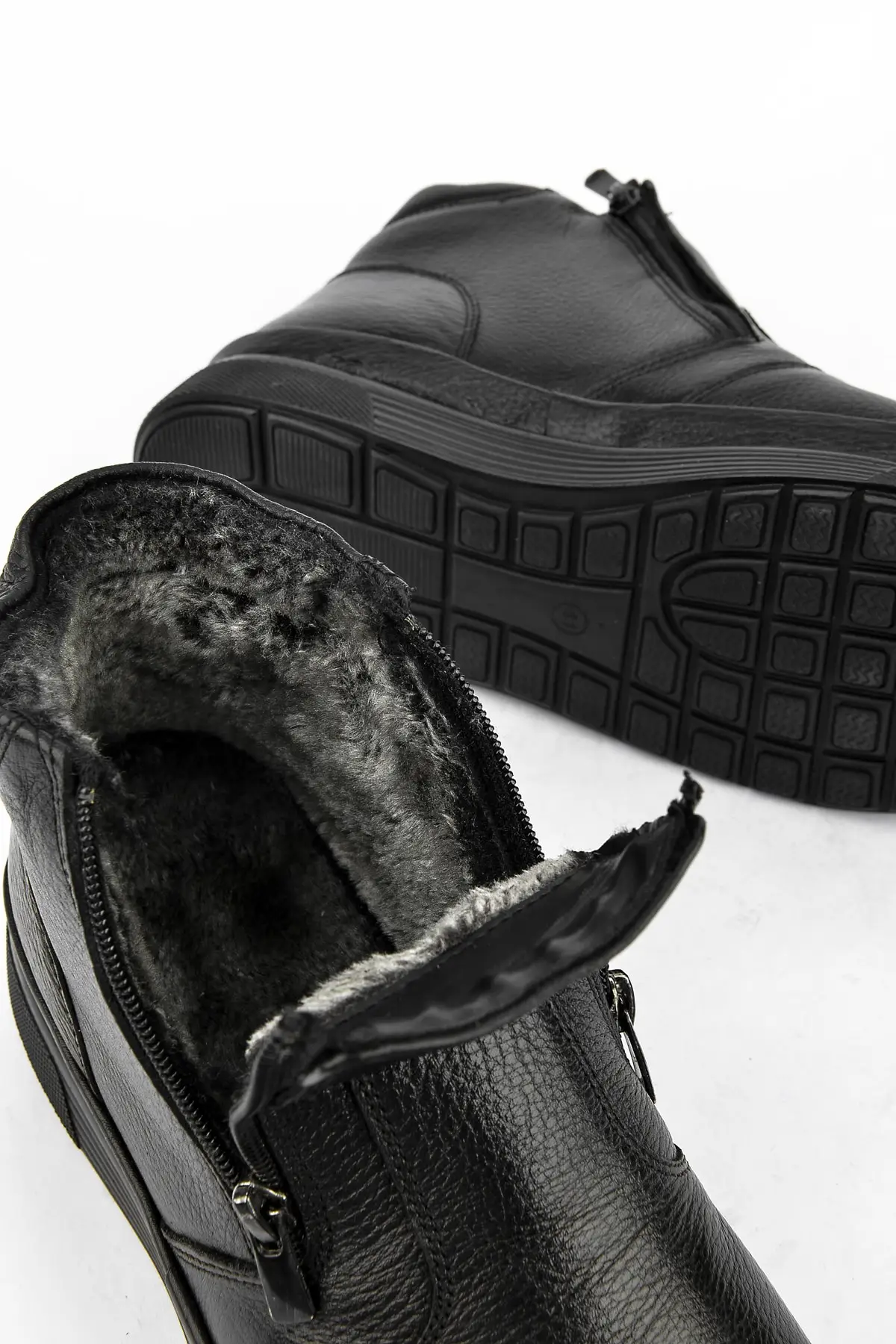 

Artificial Furry Genuine Leather Buddle Outdoor Casual Shoes Warm Activities Hiking Boots Quality Work Boots