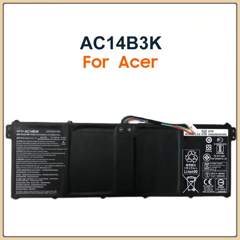 3270 мАч AC14B3K Аккумулятор для ноутбука Acer Aspire R5-571T R5-571TG S14 CB3-511 Swift3 SF314-51 R 11 R3-131T 15 2 В