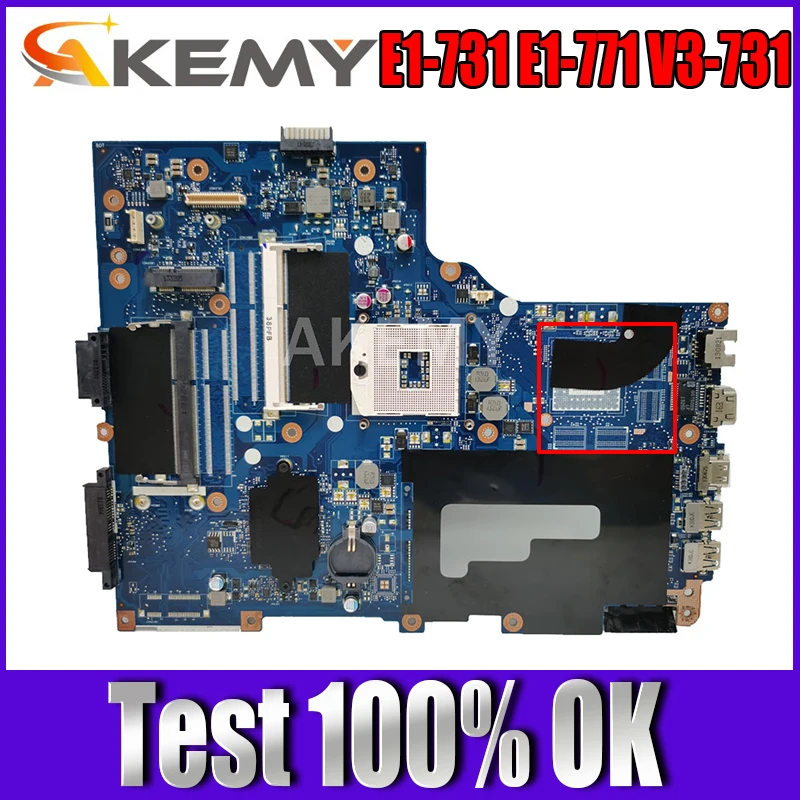 NBMG711001 NB.MG711.001 For Acer Aspire E1-731 E1-771 V3-731 Laptop Motherboard VA70 VG70 Mainboard SLJ8C HM77 DDR3 Fully Tested