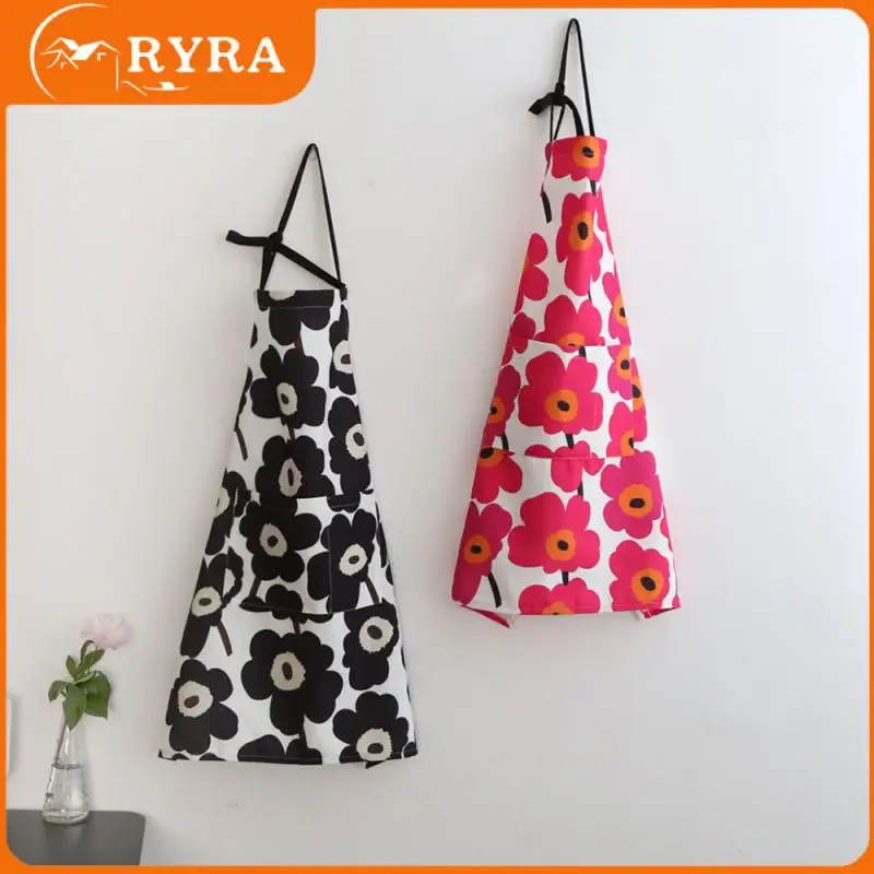 

Kitchen Aprons Sleeveless Apron Pinafore Uniform Anti-oil Work Clothes Grill Aprons Waterproof Apron Overclothes