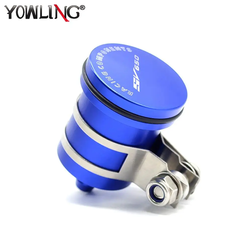 

Motorcycle Rear Brake Fluid Reservoir Clutch Tank Oil Fluid Cup Cover For Suzuki katana Bandit Hayabusa SV650 SV 650 1999-2016