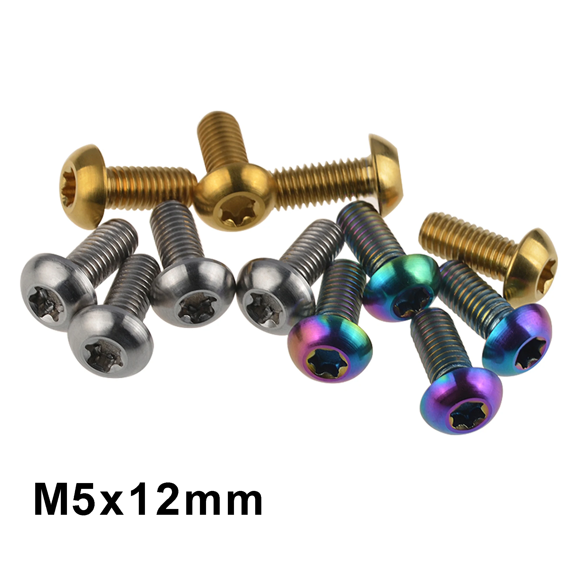 

Weiqijie титановый болт M5x12 мм держатель звездообразной головки винт для велосипеда бутылки воды клетка велосипедные аксессуары 4 шт./лот