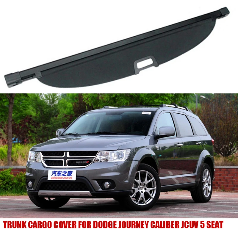

Trunk Cargo Cover For Dodge Journey Caliber JCUV 5 Seat 2013-2021 Security Shield Rear Luggage Curtain Partition Privacy