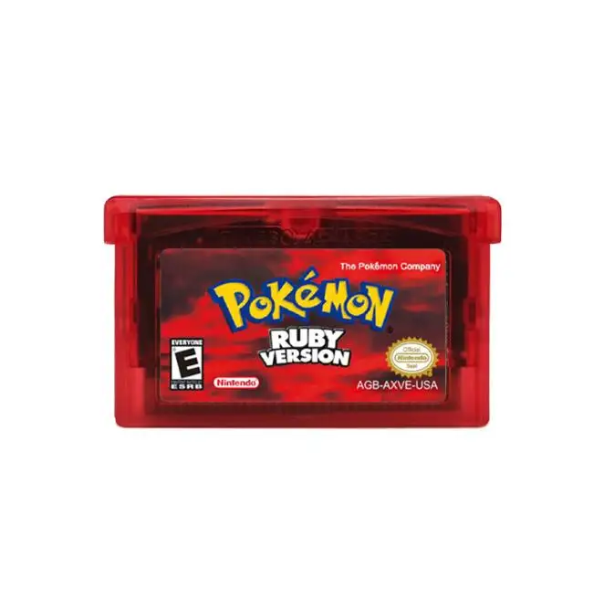 Pokemon английские карточки Classic NDSL GB GBC GBM GBA SP Game Collection кассета игровая консоль пять