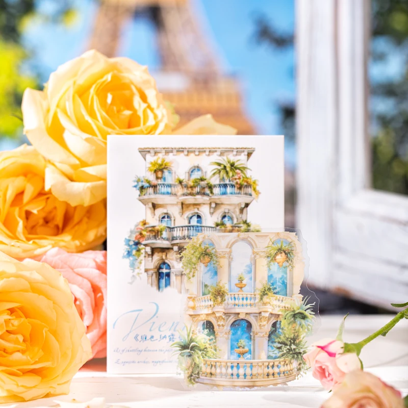 Винтажные стикеры для садовых домиков 10 листов