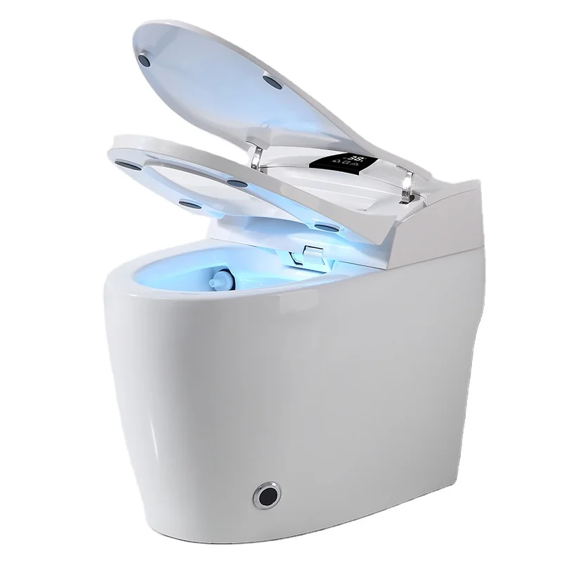 Керамический электрический интеллектуальный унитаз для туалета датчик движения