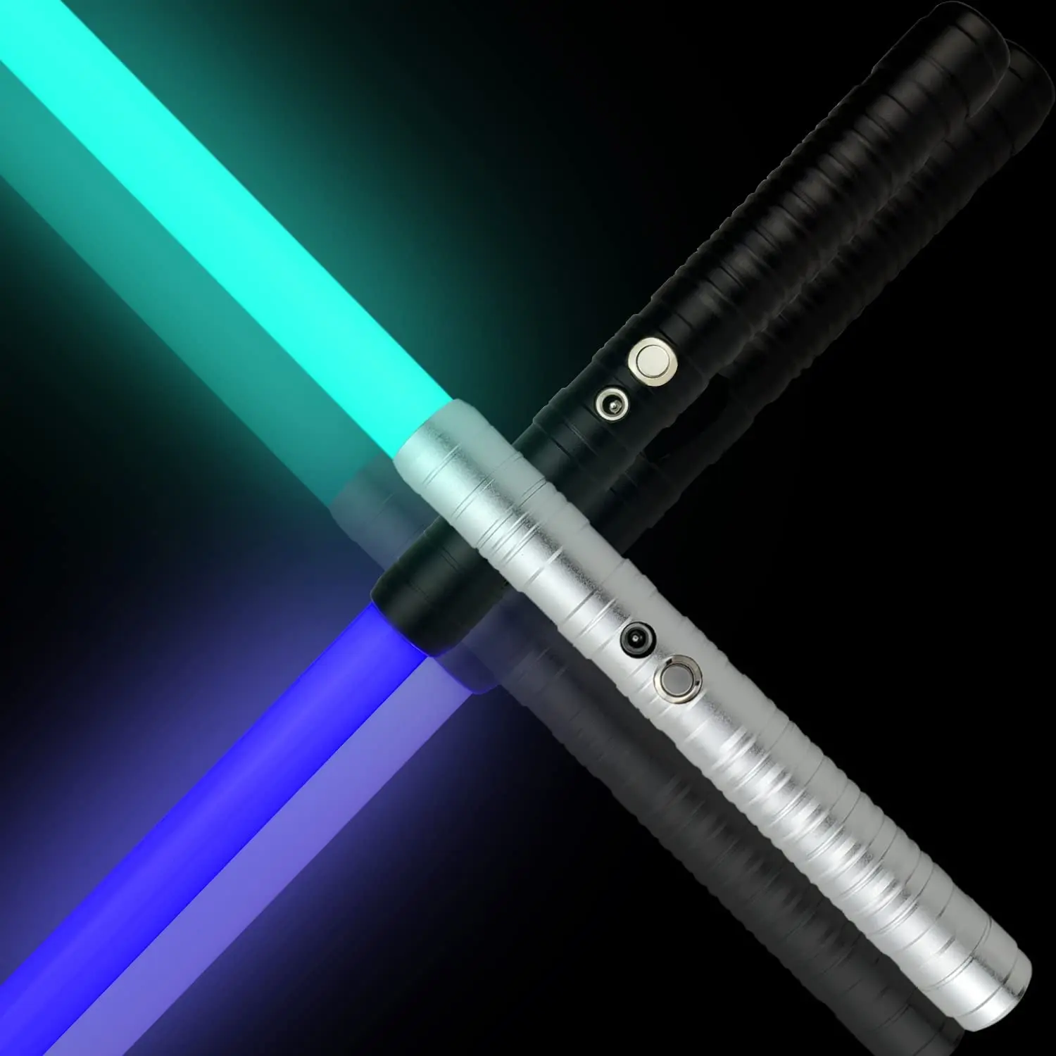 

Metal Lightsaber Smooth Swing Cosplay Change 7 Colour Metal Sword Handle Removable Sword Child Electric Rgb Light Saberd Toy