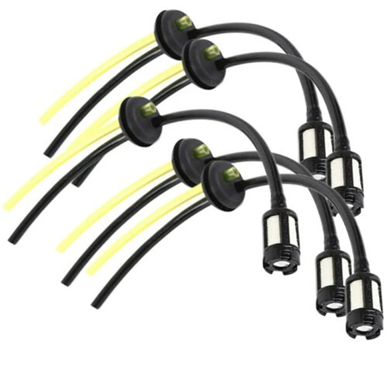 

4/5pcs Strimmer Fuel Hose Pipe Garden Oil Pipe Replacement with Tank Filter for Chainsaw Parts Power Tool Accessories
