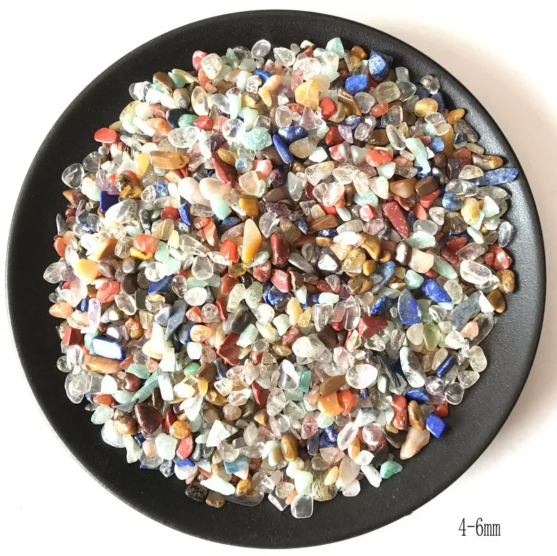 

100g 4 Sizes Natural Mixed Quartz Crystal Stone Rock Gravel Specimen Tank Decor Natural stones and minerals