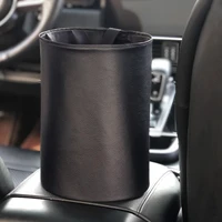 foldable car garbage storage can waterproof hanging litter bag auto interior waste container folding rubbish bin organizer