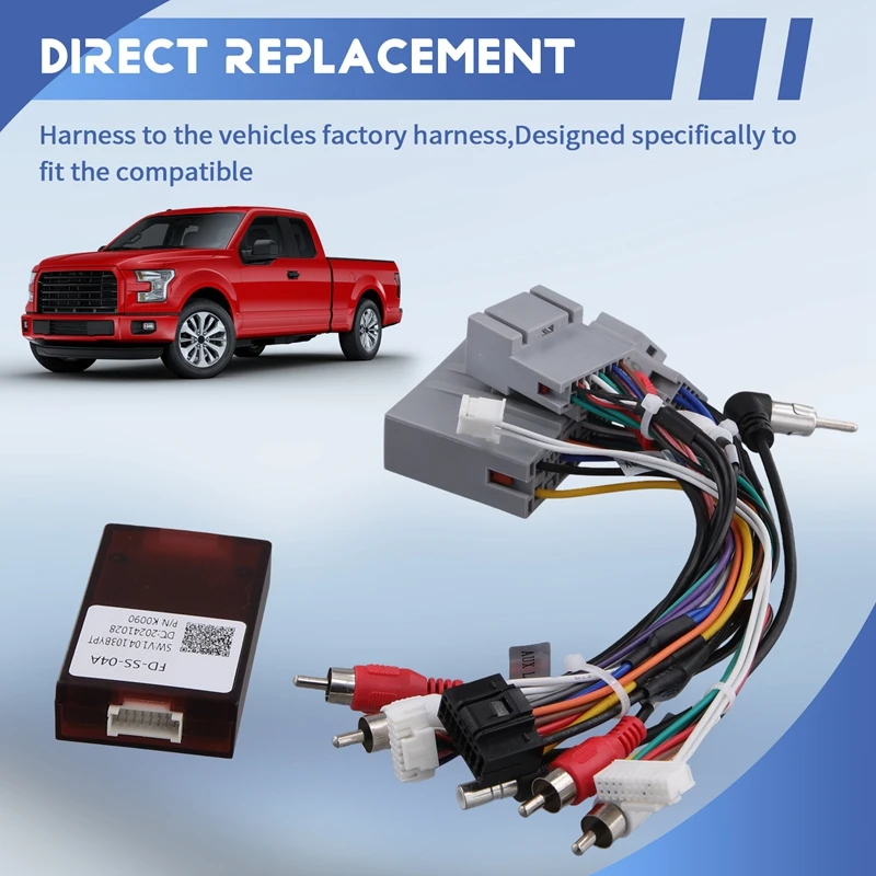 16-контактный адаптер жгута проводов XINPU XP декодер Canbus для Ford F150 Raptor 2009-2014 кабель