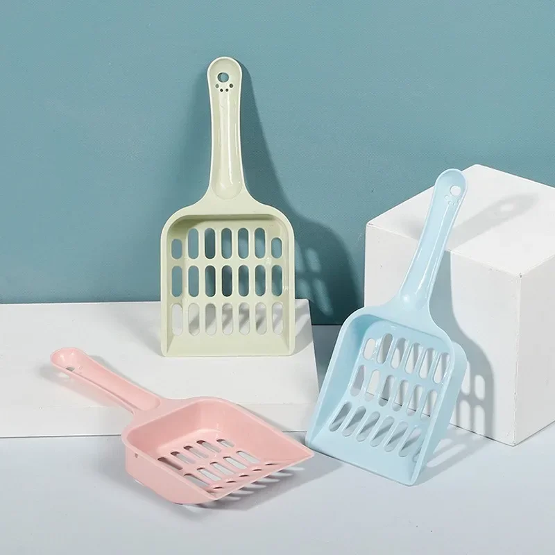 xgnvpy Совок для туалета ярких цветов с вырезом из сетки чистки домашних животных