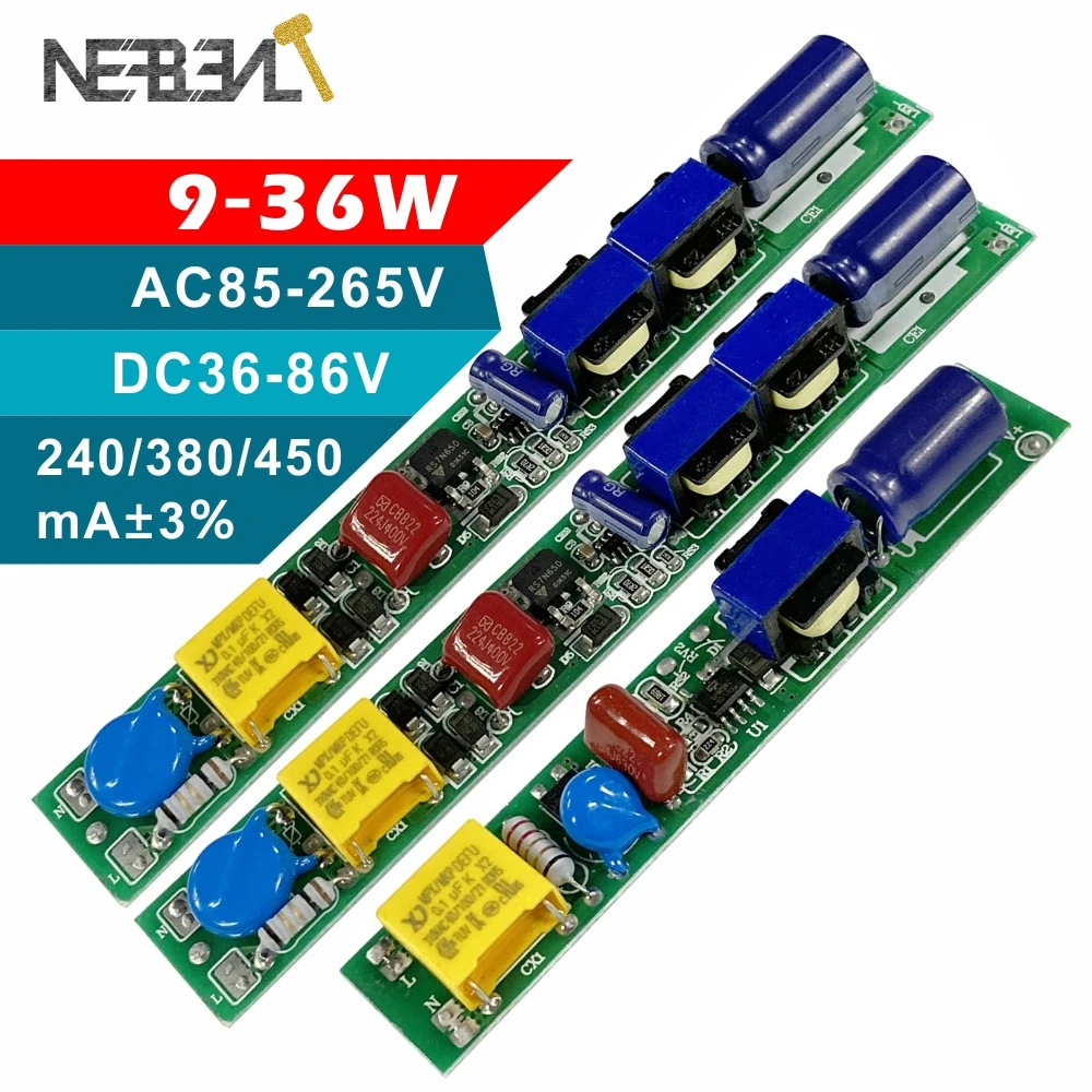 

Трансформатор освещения NEFBENLI DR-ASM-T-12-24S для ламп-трубок T5 T8 T10 5 шт.