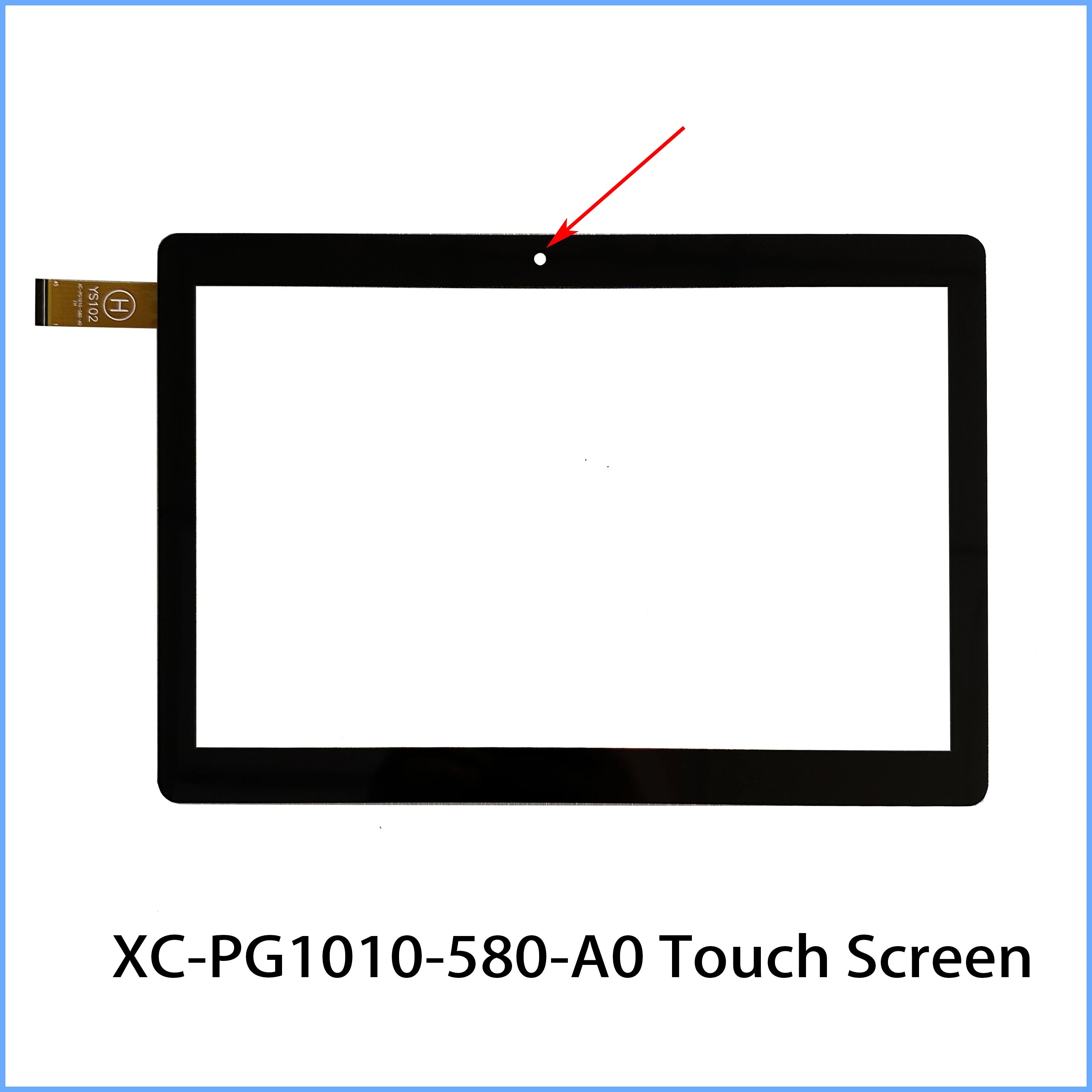 

New Touch 10.1 inch P/N XC-PG1010-580-A0 Tablet Repair Capacitive Digitizer Touch Panel Sensor YS102 Touch Screen