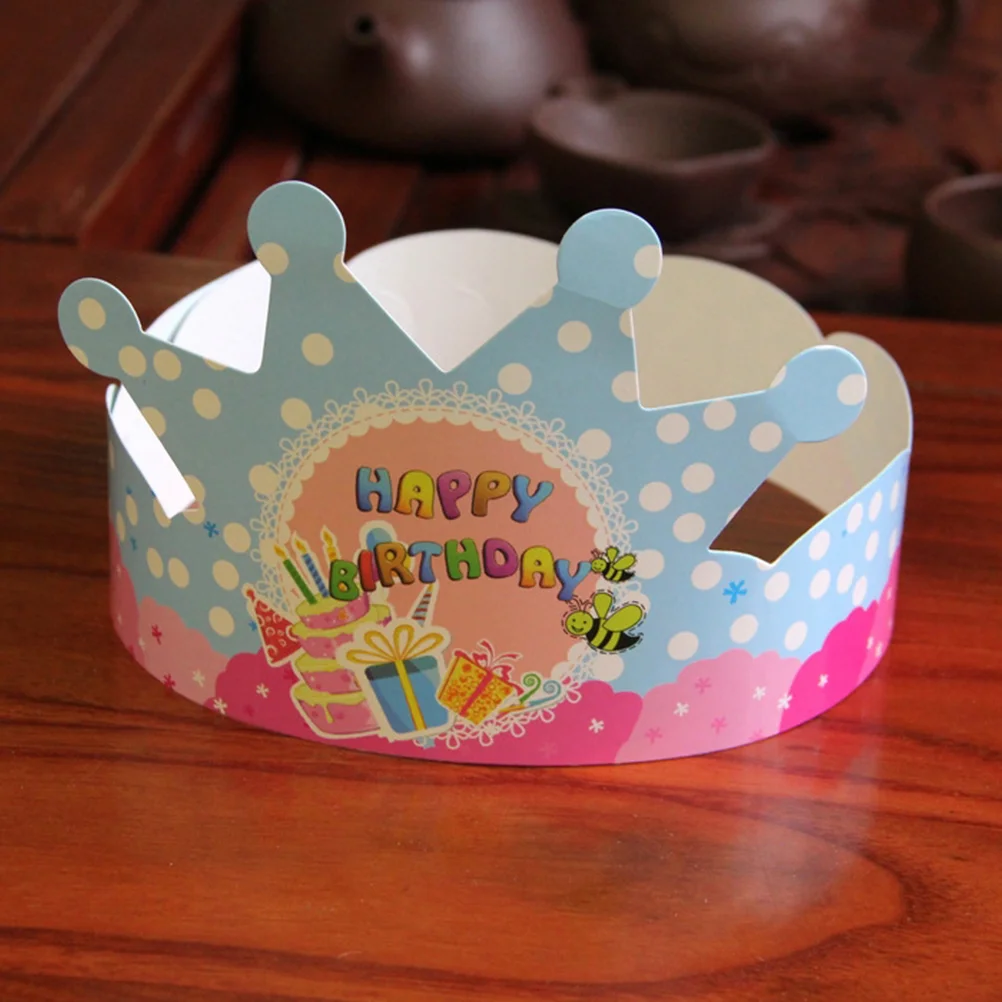 50 шт. бумажные короны шапки для дня рождения детей фотодекор украшения