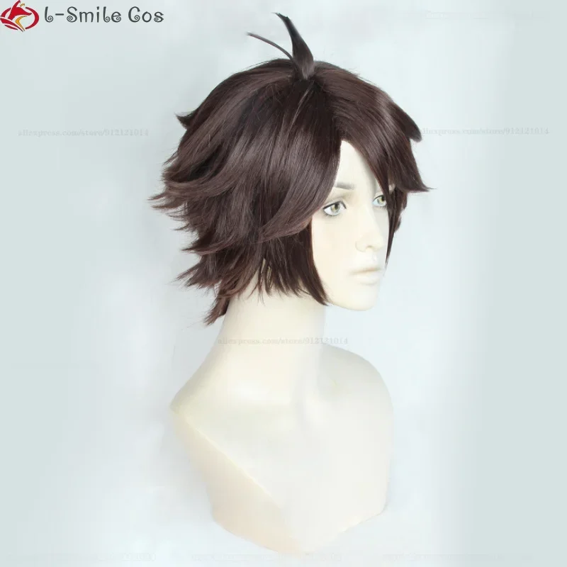 Аниме Хайкю!! Парик для косплея Oikawa Tooru сезон 4 короткие коричнево-коричневые