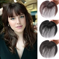 difei synthesis replacement piece hair covering white hair natural invisible seamless hair clip in hair bangs hairpiece