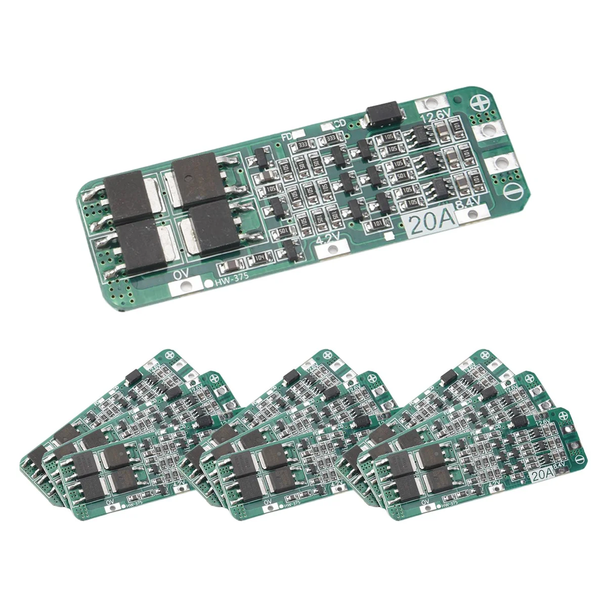 10Pcs 3S 20A BMS 18650 Li-Ion модуль зарядного устройства литиевой батареи PCB 11 1 V 12V 12 6 Module