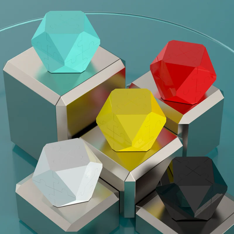 

Three-dimensional Intelligence Cube Children Educational Building Block Jigsaw Toys 3D Strange-shape Magic Cube Kids Xmas Gifts